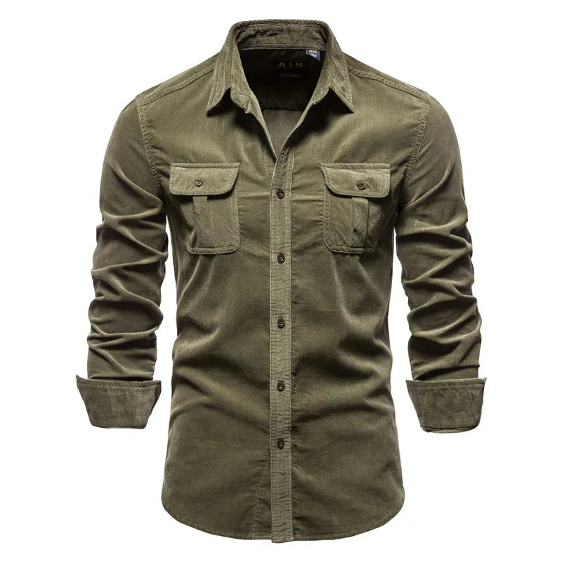 Morae-Amsterdam® | Stijlvol Katoenen Herenblouse