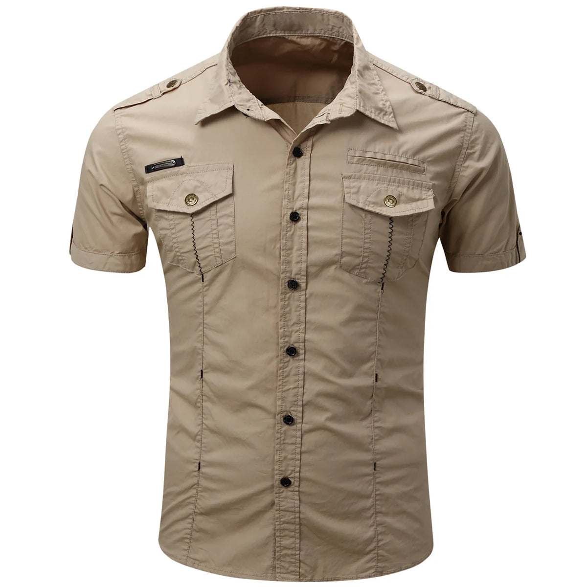 Morae-Amsterdam® | Casual Overhemd Met Korte Mouwen