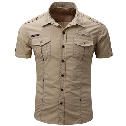 Morae-Amsterdam® | Casual Overhemd Met Korte Mouwen