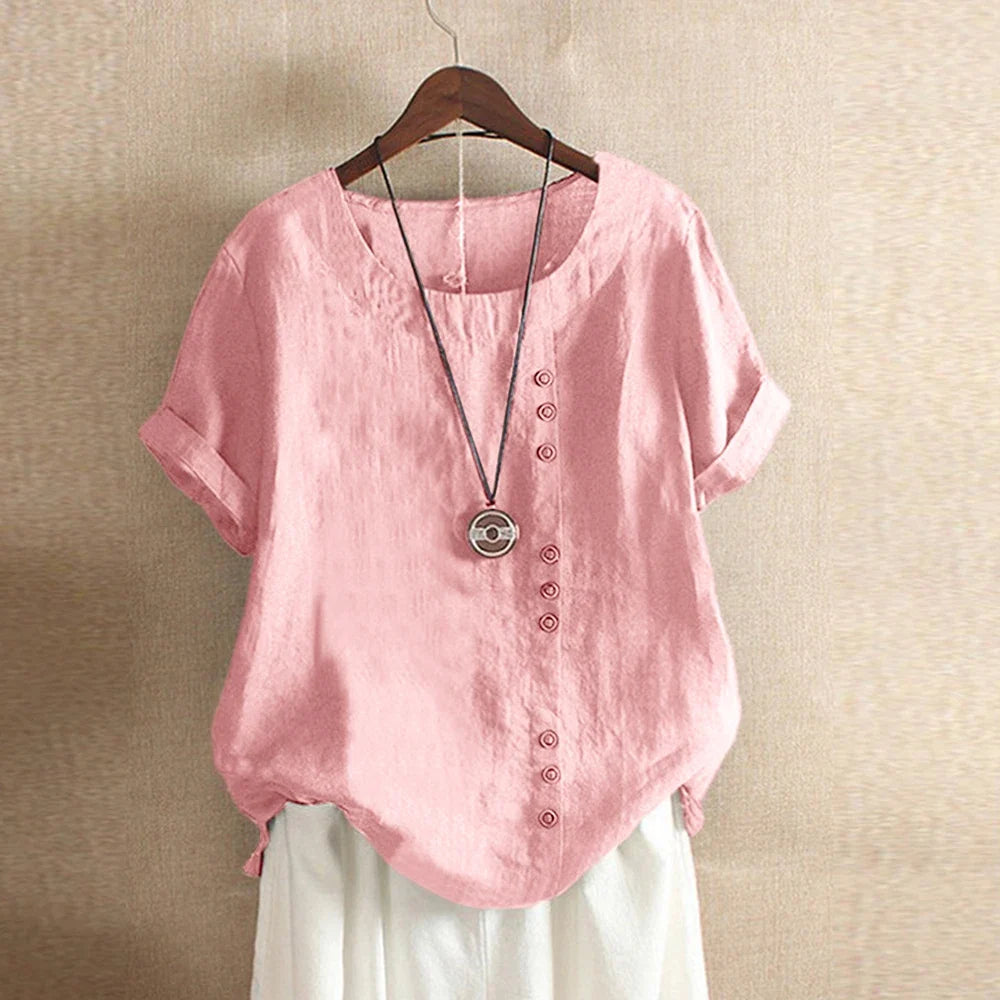 Morae-Amsterdam® | Luchtige en Comfortabele Katoenen Damesblouse