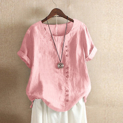 Morae-Amsterdam® | Luchtige en Comfortabele Katoenen Damesblouse