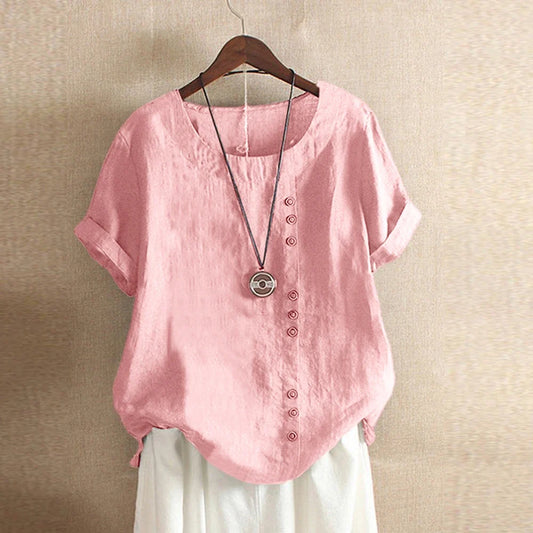 Morae-Amsterdam® | Luchtige en Comfortabele Katoenen Damesblouse