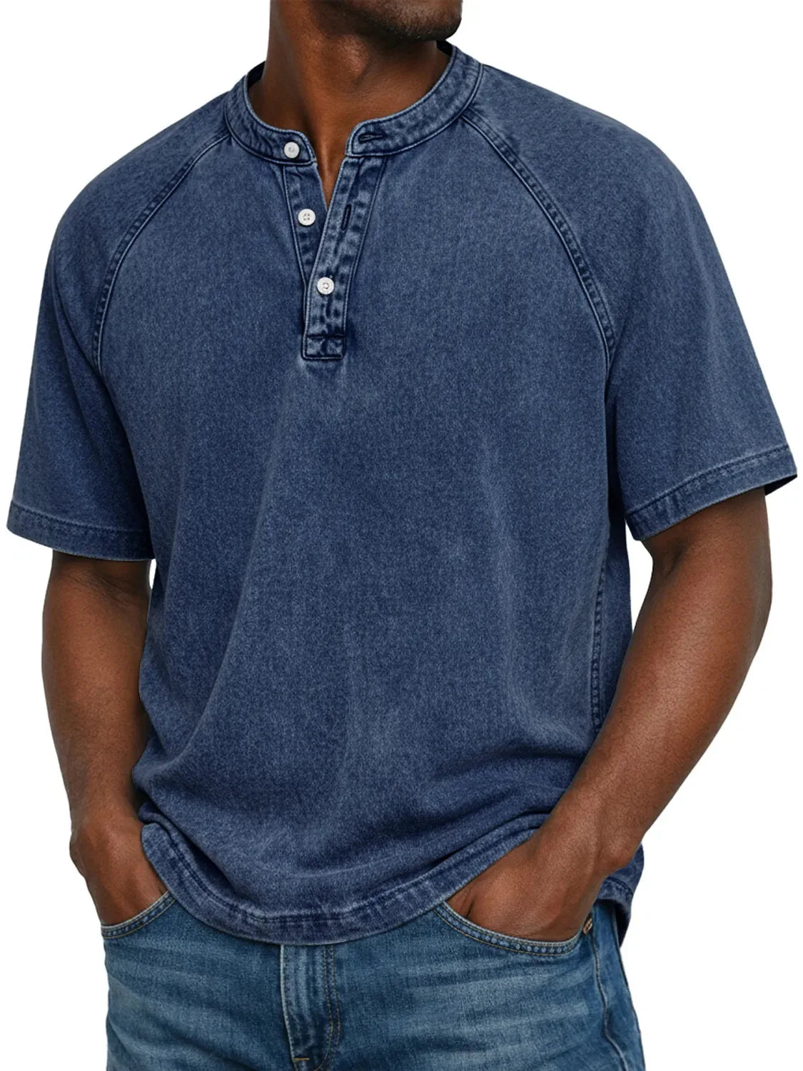 Morae-Amsterdam® | Vintage Mannen Shirt Met Knopen