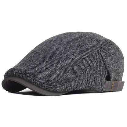 Morae-Amsterdam® | Moderne Heren Pet Met Visgraatpatroon