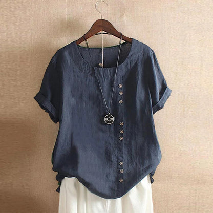 Morae-Amsterdam® | Luchtige en Comfortabele Katoenen Damesblouse