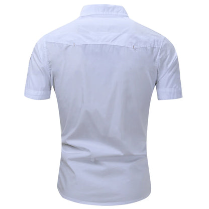 Morae-Amsterdam® | Casual Overhemd Met Korte Mouwen