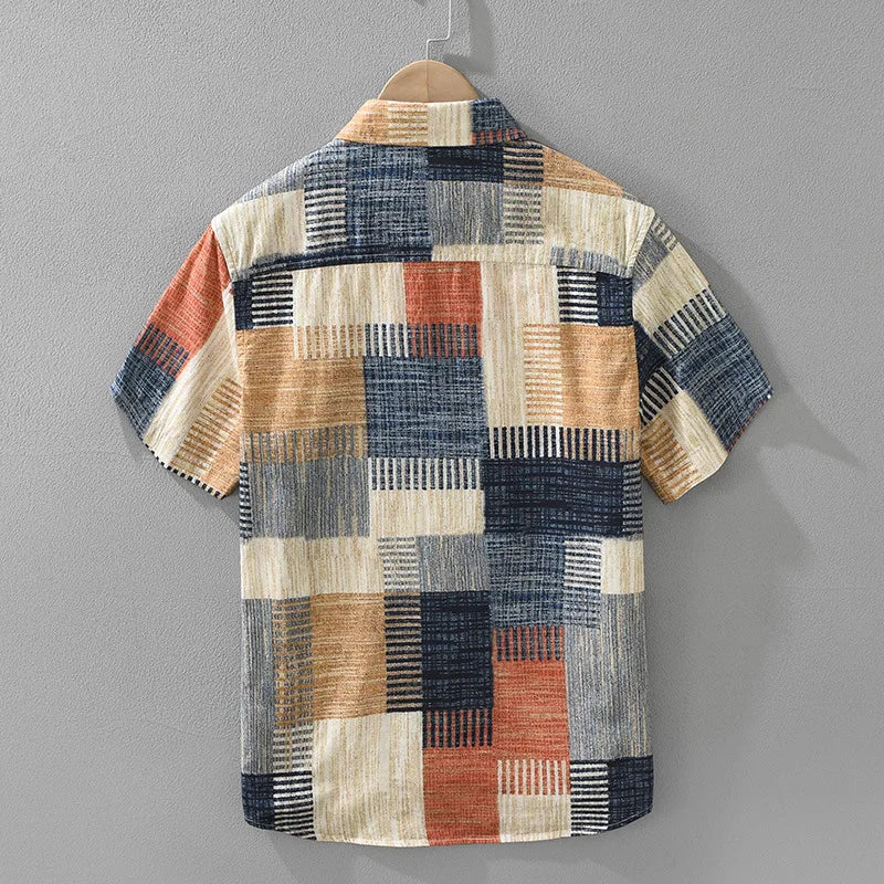 Morae-Amsterdam® | Kleurrijke Patchwork Blouse