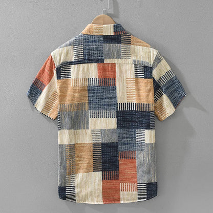 Morae-Amsterdam® | Kleurrijke Patchwork Blouse