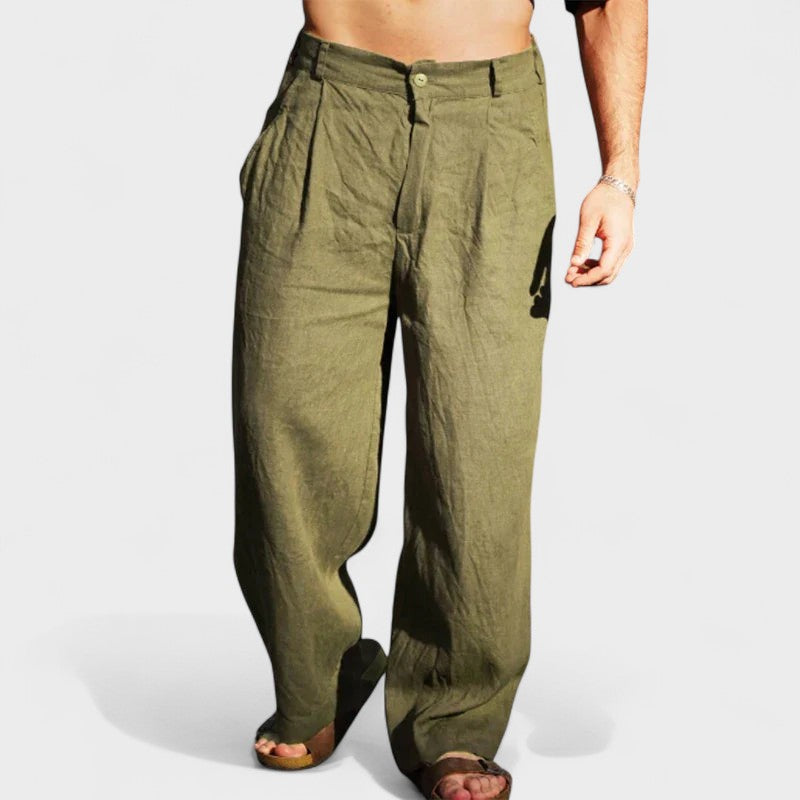 Morae-Amsterdam® | Oversized Linnen Broek