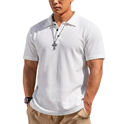 Morae-Amsterdam® | Zomer Heren Poloshirt Met Korte Mouwen