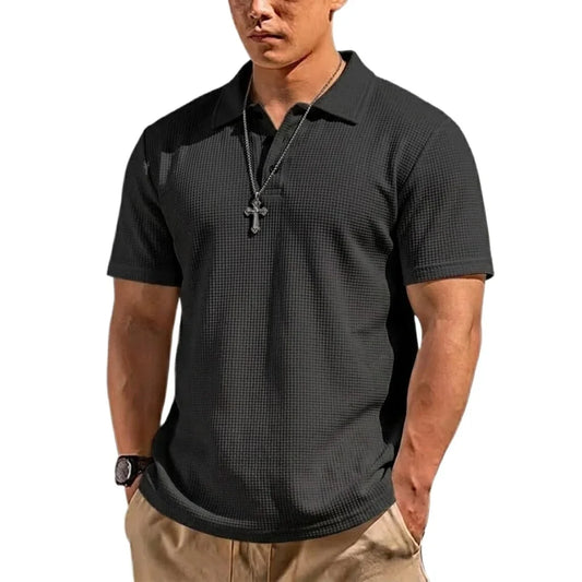 Morae-Amsterdam® | Zomer Heren Poloshirt Met Korte Mouwen