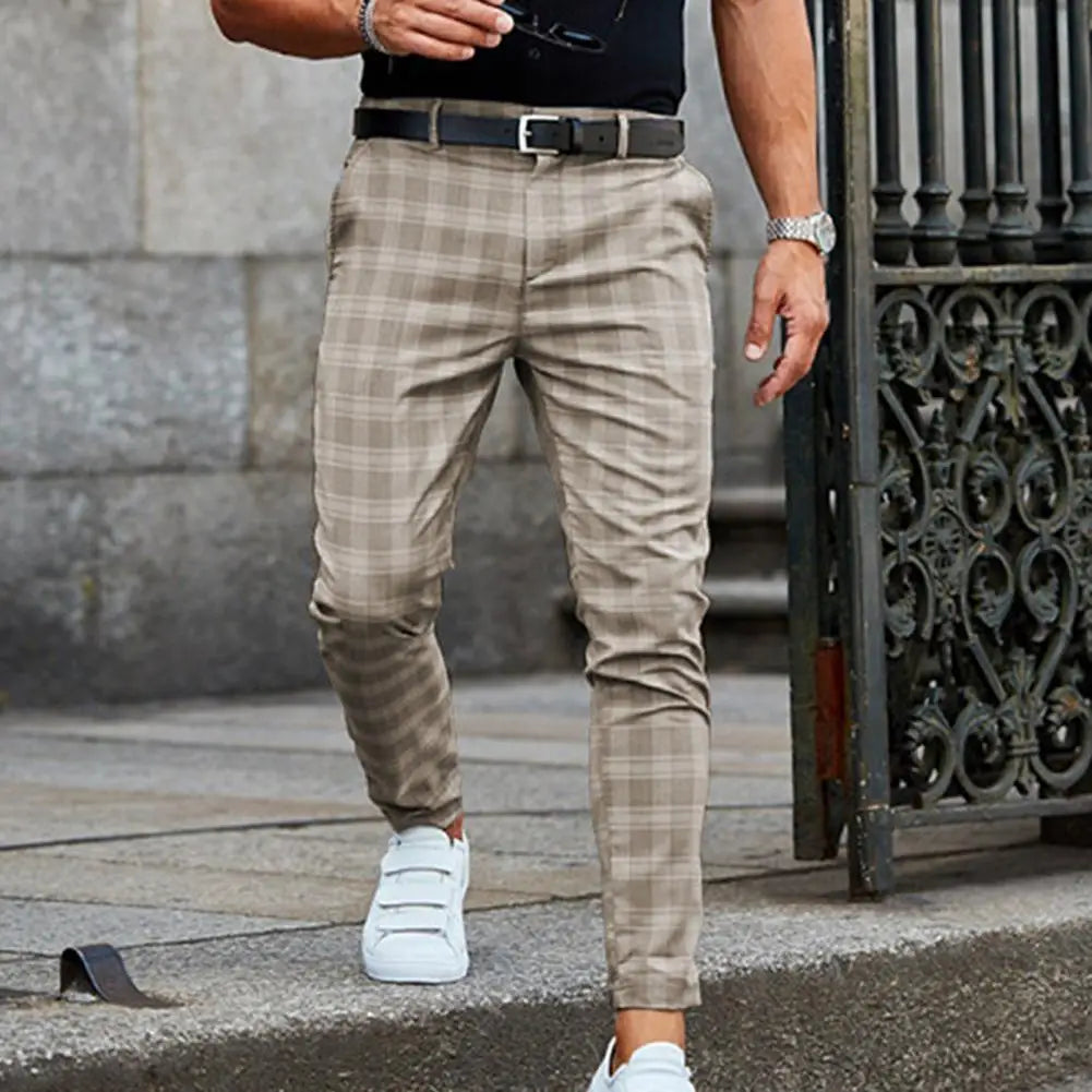 Morae-Amsterdam® | Casual Geruite Herenbroek