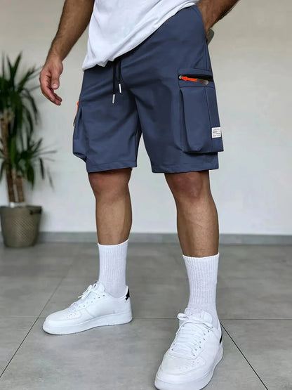 Morae-Amsterdam® | Cargo Stretch Jogger Short voor Heren