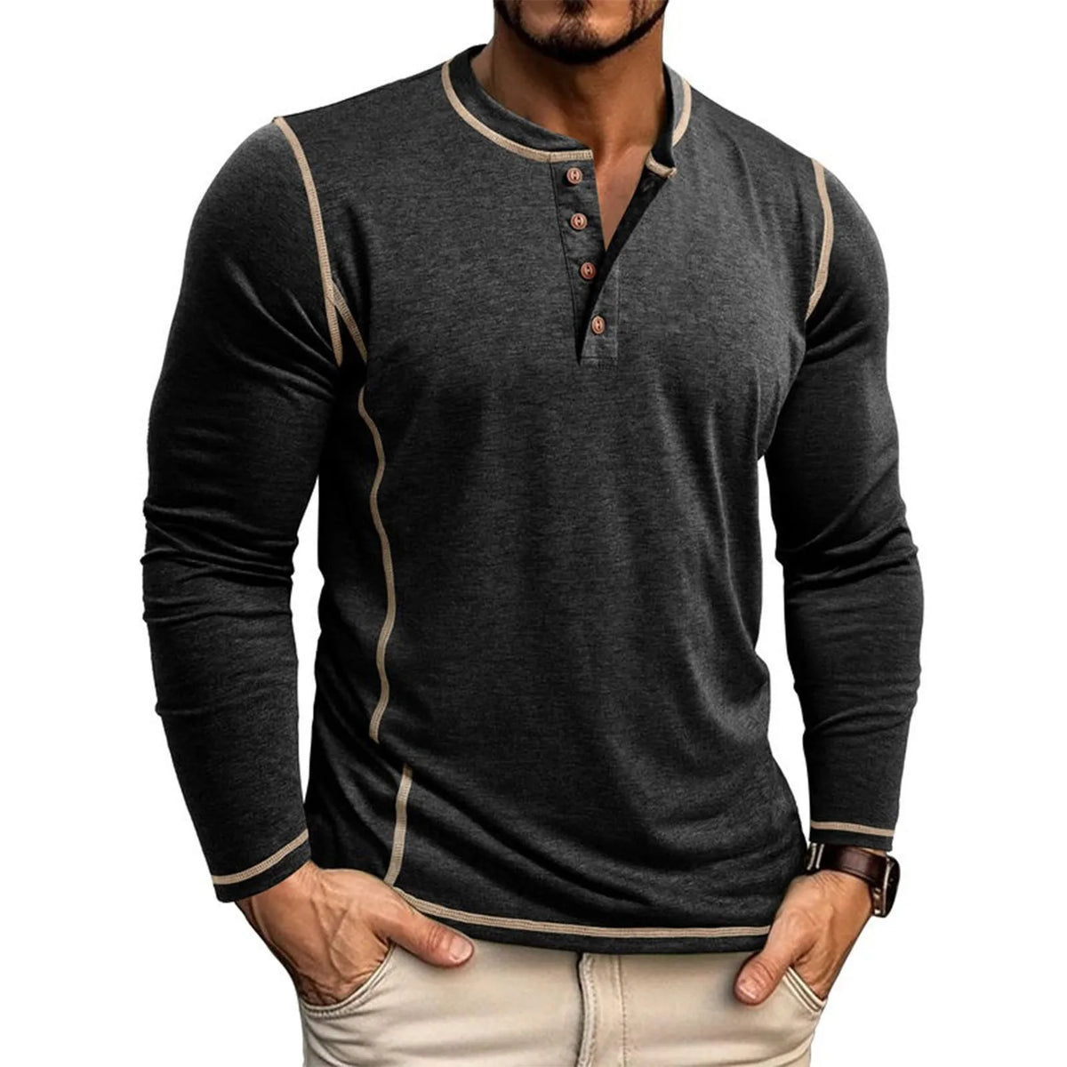 Morae-Amsterdam® | Stijlvolle Heren Longsleeve