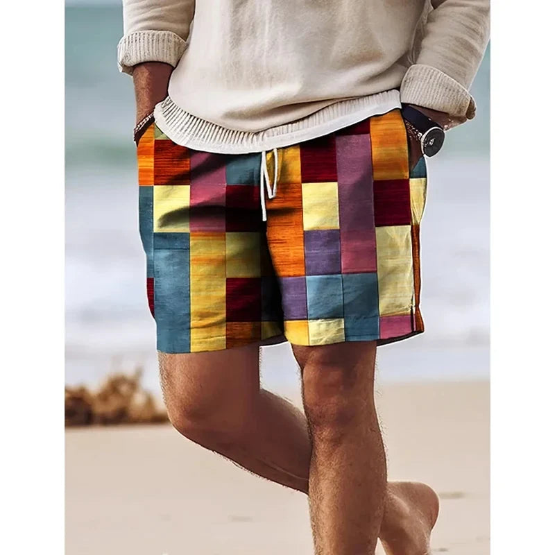 Morae-Amsterdam® | Kleurrijke Heren Strandbroek
