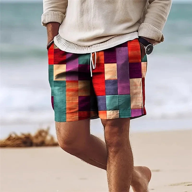 Morae-Amsterdam® | Kleurrijke Heren Strandbroek
