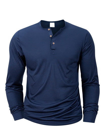 Morae-Amsterdam® | Stijlvol T-Shirt Met Knoophals