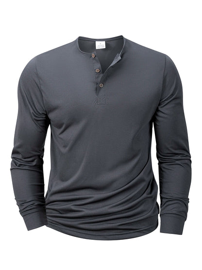 Morae-Amsterdam® | Stijlvol T-Shirt Met Knoophals
