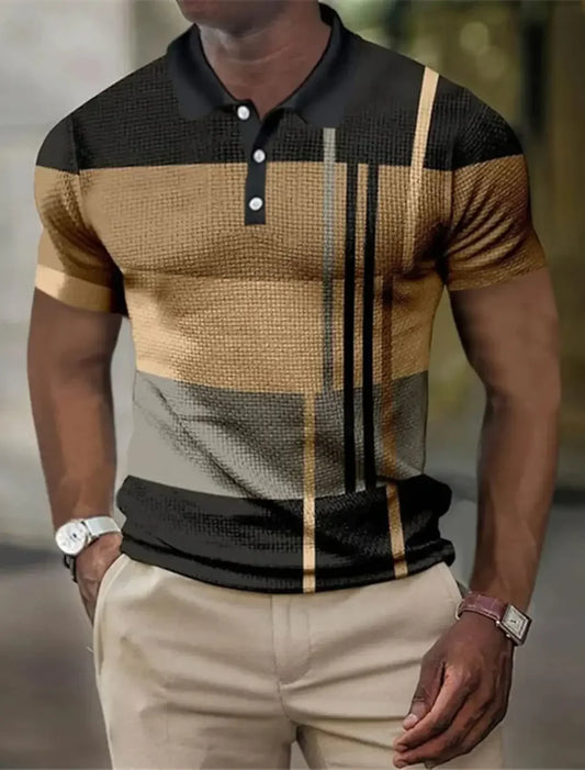 Morae-Amsterdam® | Gestreept Casual Poloshirt
