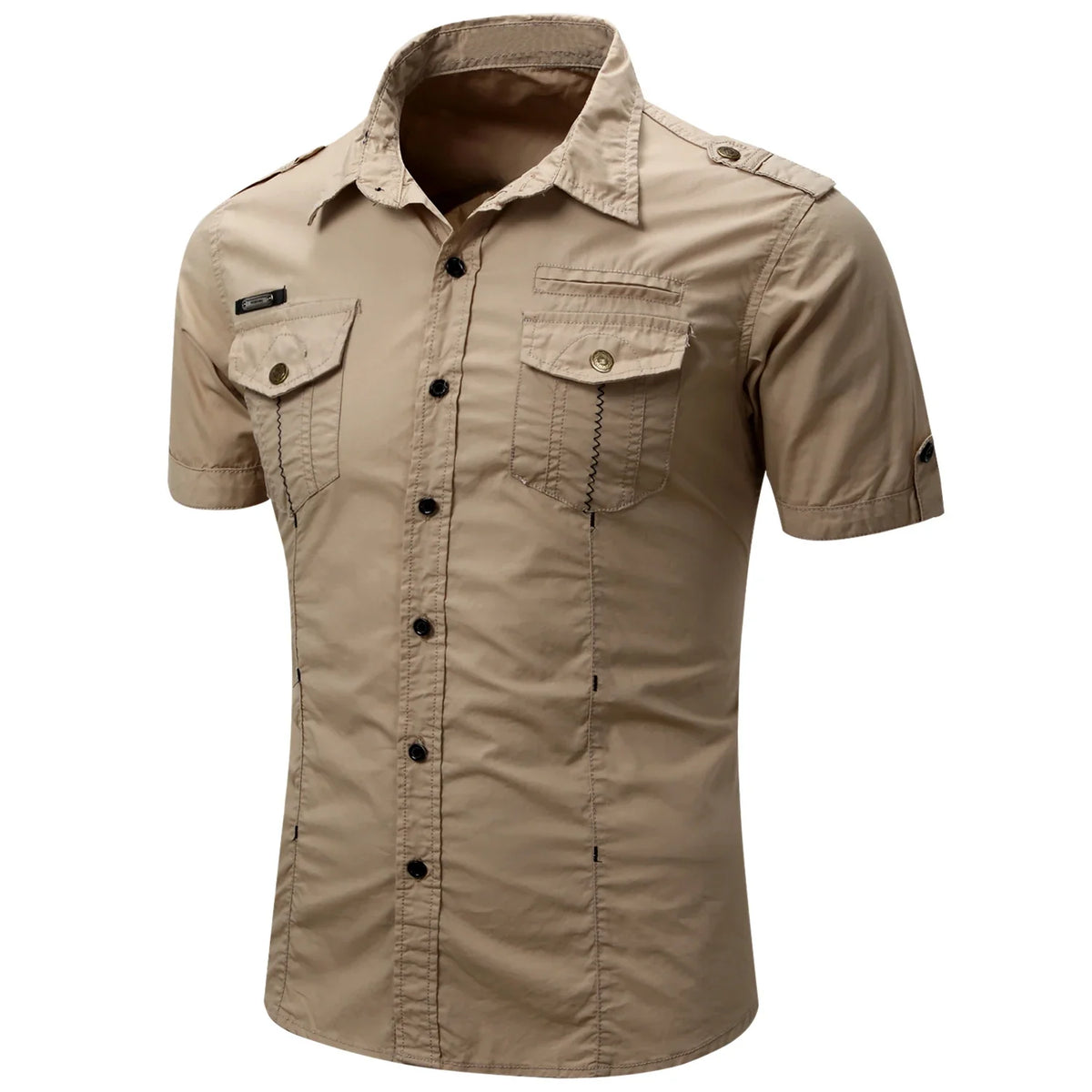 Morae-Amsterdam® | Casual Overhemd Met Korte Mouwen