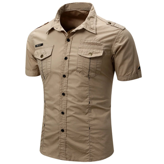 Morae-Amsterdam® | Casual Overhemd Met Korte Mouwen
