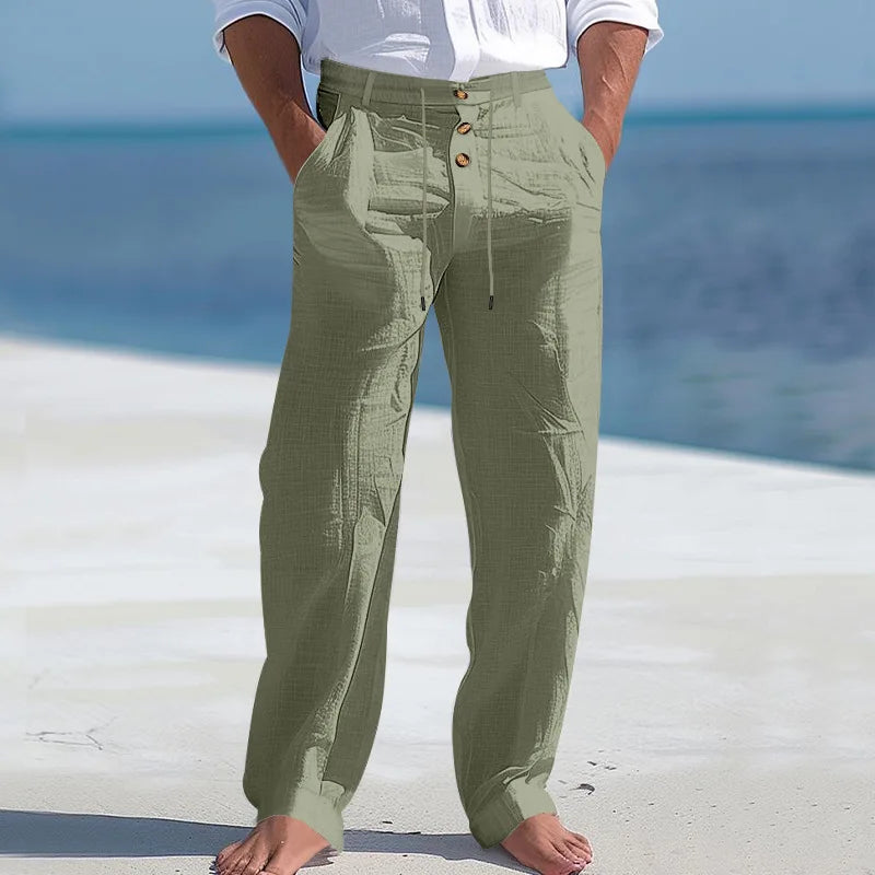 Morae-Amsterdam® | Elegante Linnen Broek