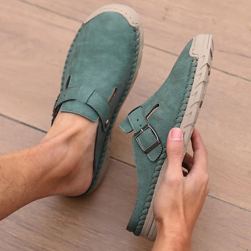 Morae-Amsterdam® | Heren Instappers Met Anti-Slip Zool