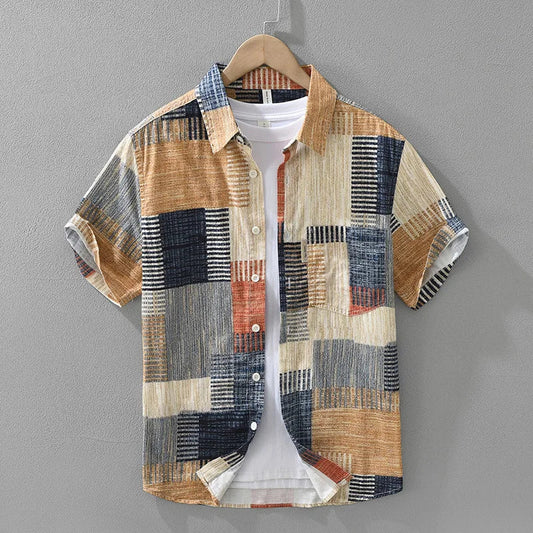 Morae-Amsterdam® | Kleurrijke Patchwork Blouse