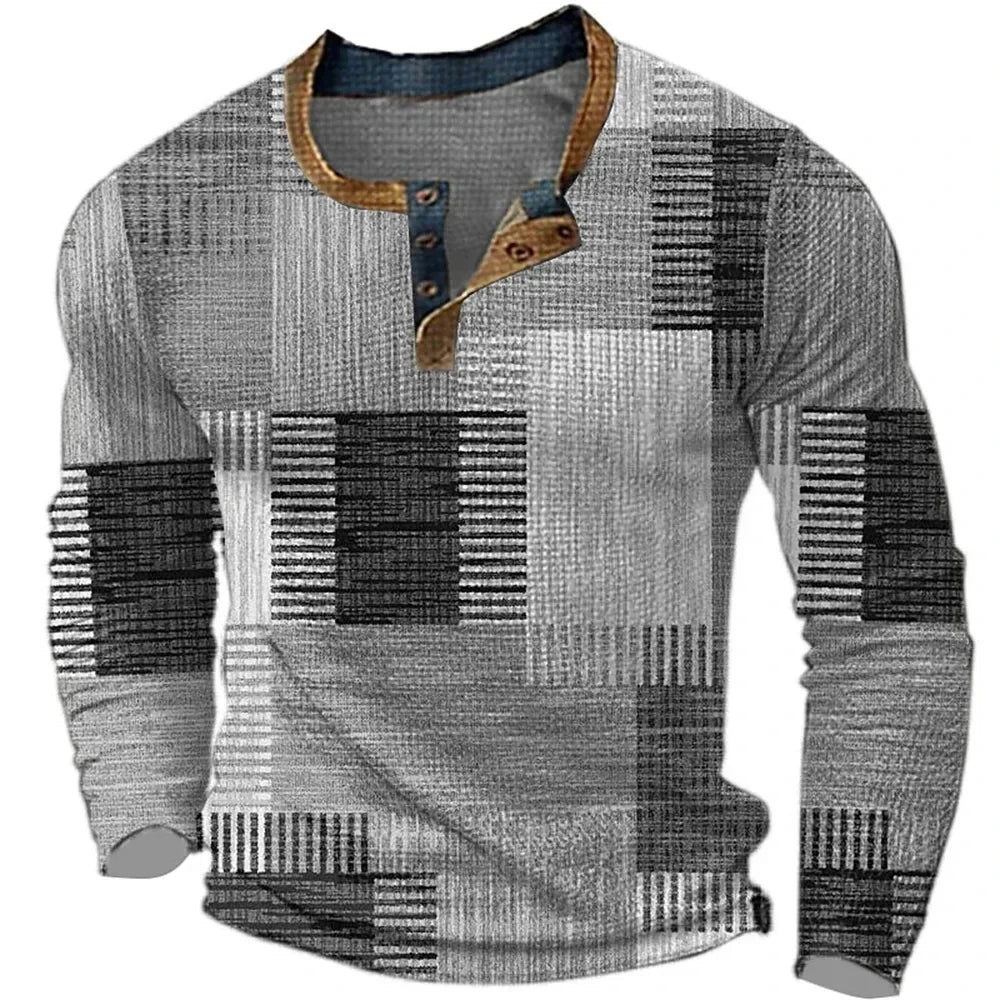 Morae-Amsterdam® | Kleurrijk Heren Shirt Met Lange Mouwen