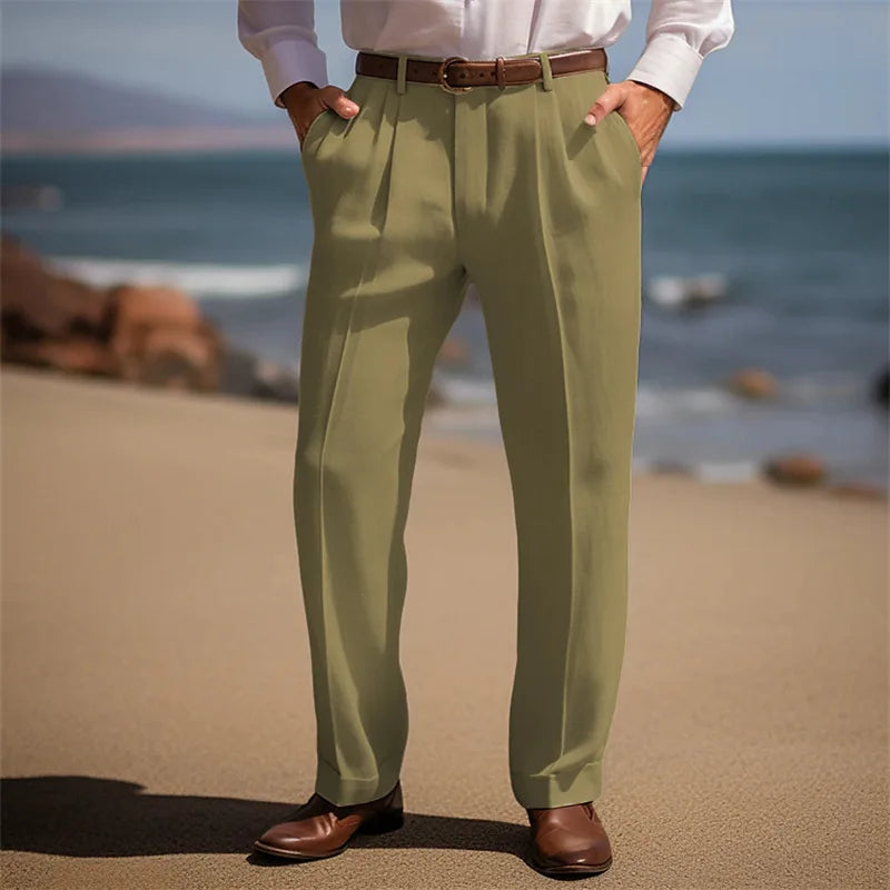 Morae-Amsterdam® | Elegante Linnen Broek