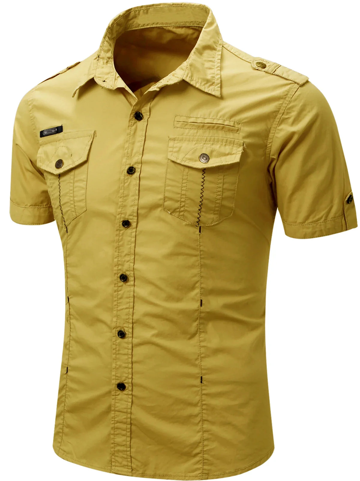 Morae-Amsterdam® | Casual Overhemd Met Korte Mouwen