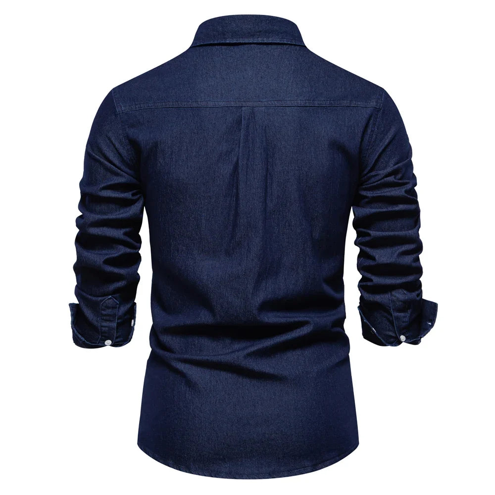 Morae-Amsterdam® | Robuust Denim Overhemd