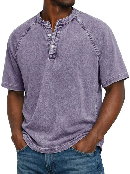 Morae-Amsterdam® | Vintage Mannen Shirt Met Knopen