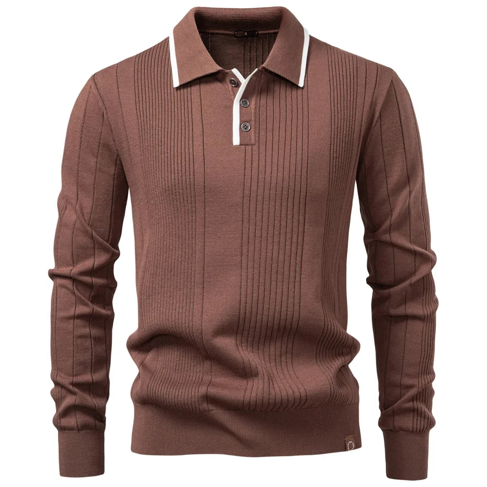 Morae-Amsterdam® | Heren Winter Poloshirt