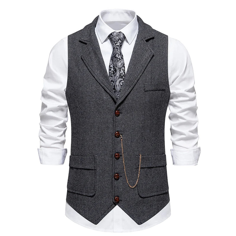 Morae-Amsterdam® | Klassiek Herengilet met Horlogeketting