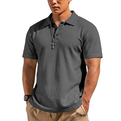 Morae-Amsterdam® | Zomer Heren Poloshirt Met Korte Mouwen