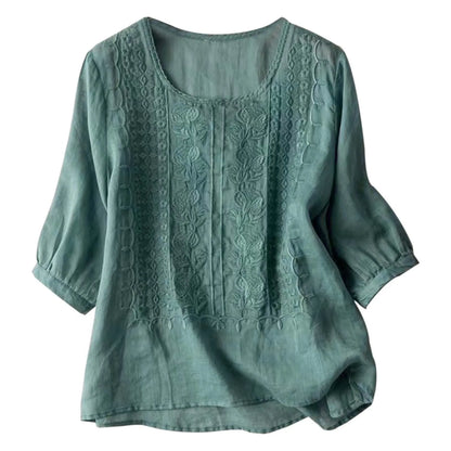 Morae-Amsterdam® | Zomerse Katoenen Damesblouse