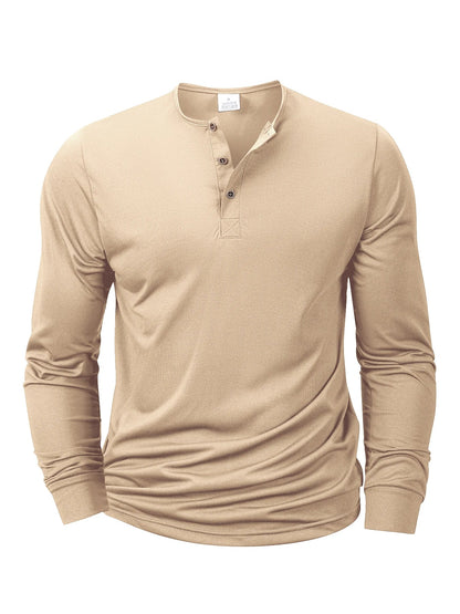 Morae-Amsterdam® | Stijlvol T-Shirt Met Knoophals