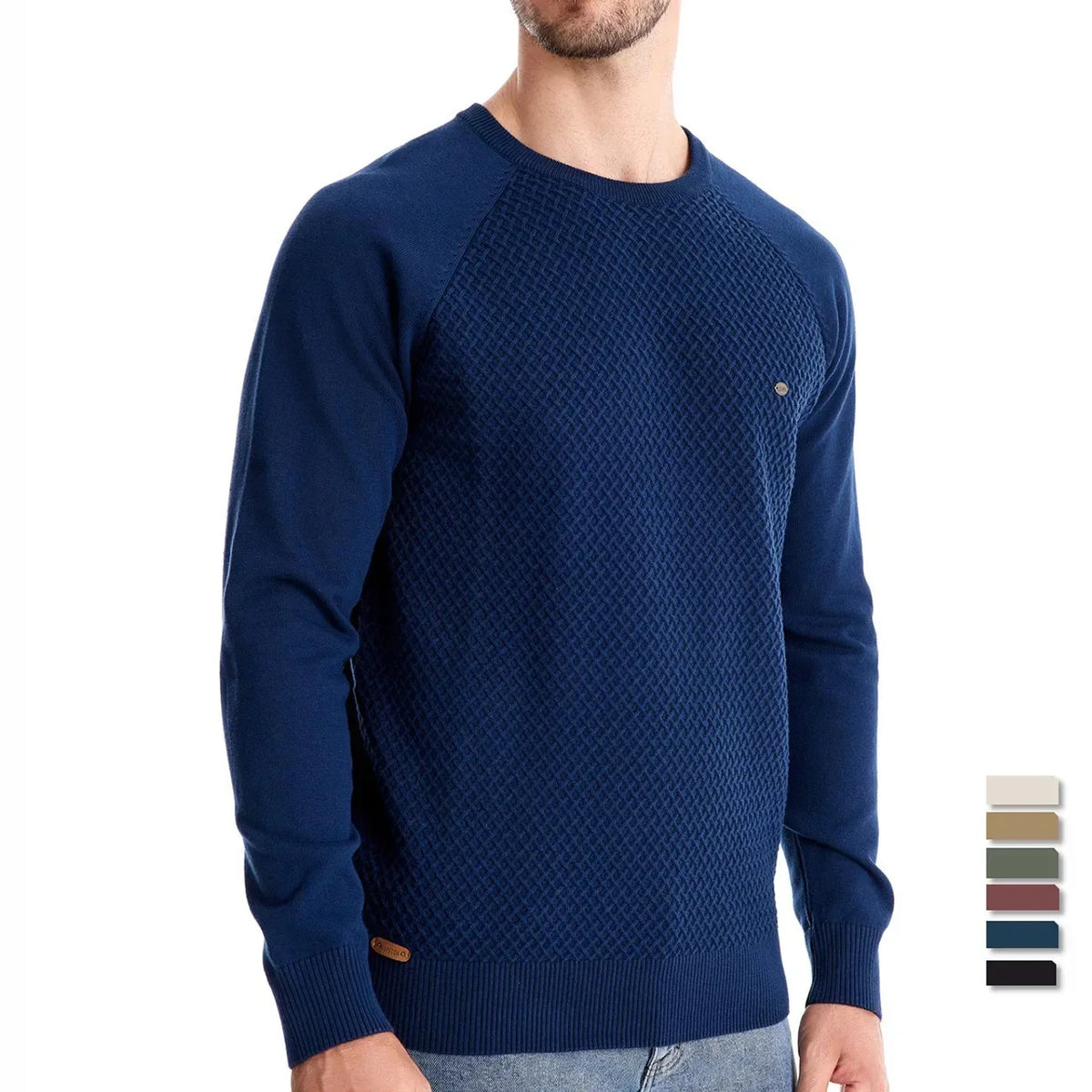Morae-Amsterdam® | Klassevolle Gebreide Trui Met Ruitdesign