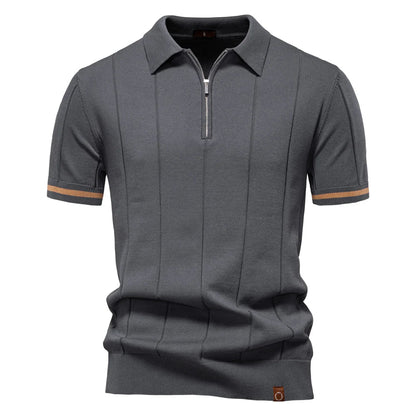 Morae-Amsterdam® | Heren Polo Shirt Met Rits