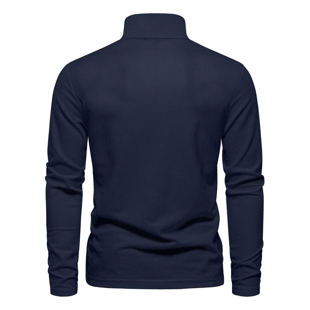 Morae-Amsterdam® | Casual Mannen Poloshirt Met Lange Mouwen