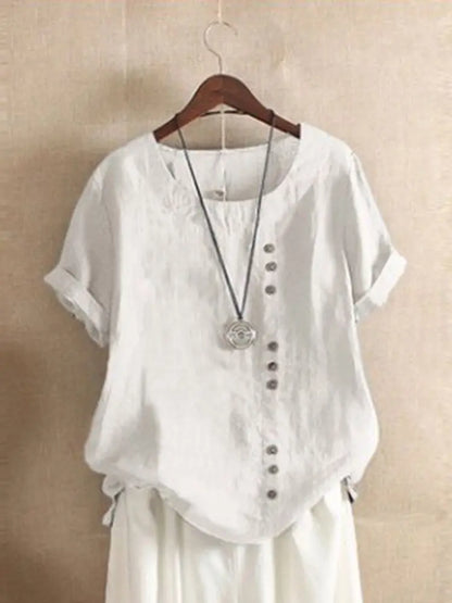 Morae-Amsterdam® | Luchtige en Comfortabele Katoenen Damesblouse