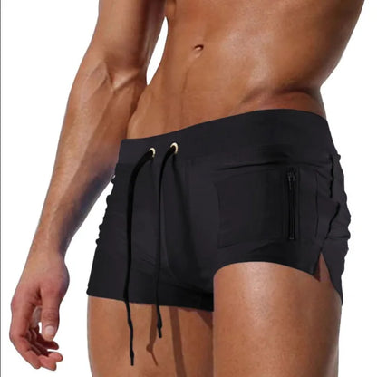 Morae-Amsterdam® | Sportieve Mannen Zwembroek met Rits