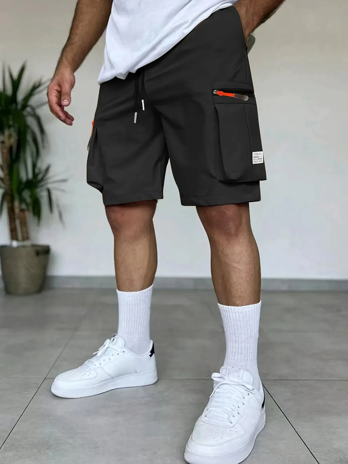 Morae-Amsterdam® | Cargo Stretch Jogger Short voor Heren