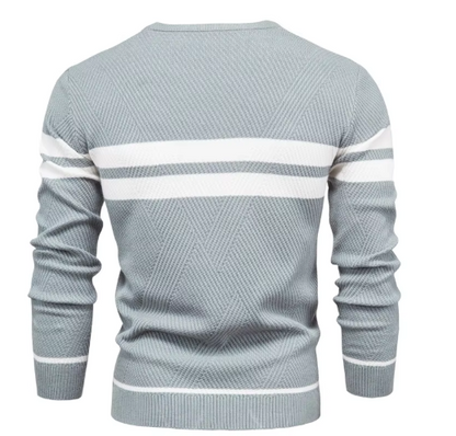 Morae-Amsterdam® | Moderne Herentrui Met Streepdesign
