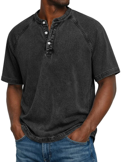 Morae-Amsterdam® | Vintage Mannen Shirt Met Knopen