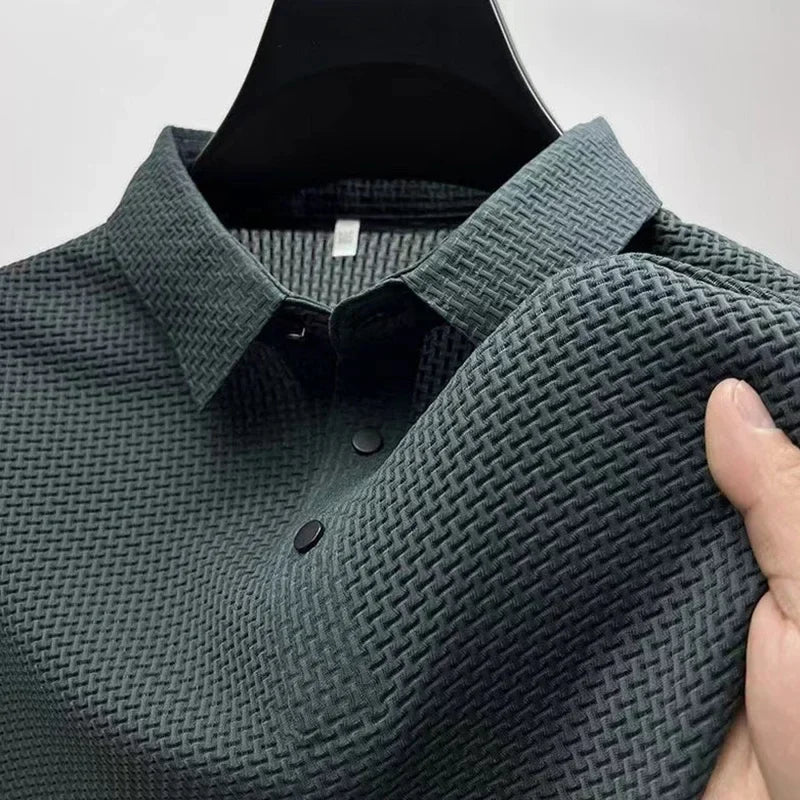 Morae-Amsterdam® | Moderne Structuur Polo – Comfort & Klasse