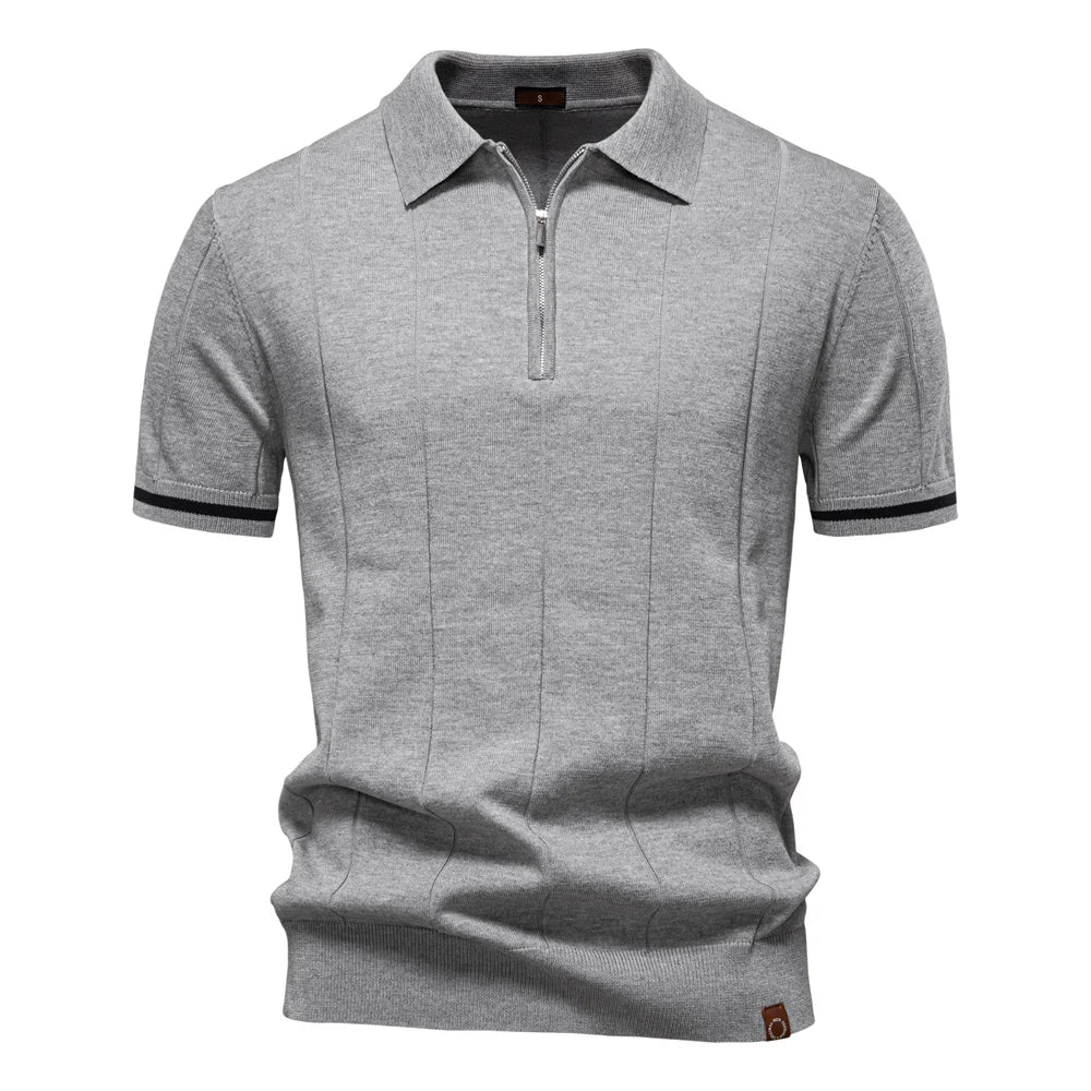 Morae-Amsterdam® | Heren Polo Shirt Met Rits