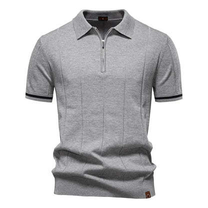 Morae-Amsterdam® | Heren Polo Shirt Met Rits