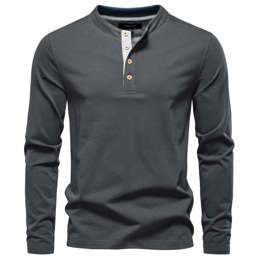 Morae-Amsterdam® | Premium Heren T-Shirt Met Lange Mouwen